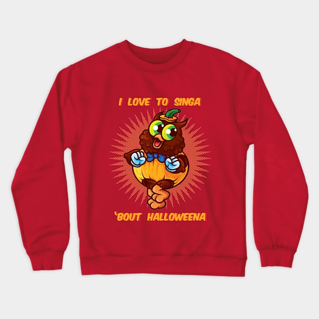 Owl Jolson Crewneck Sweatshirt by BeataObscura